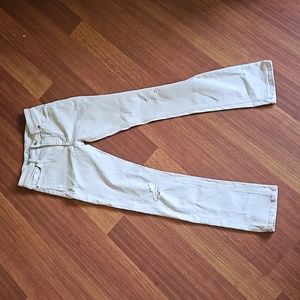 PILCRO & THE LETTERPRESS Slim Straight Distressed Jeans Acid Wash Pink LIKE NEW!